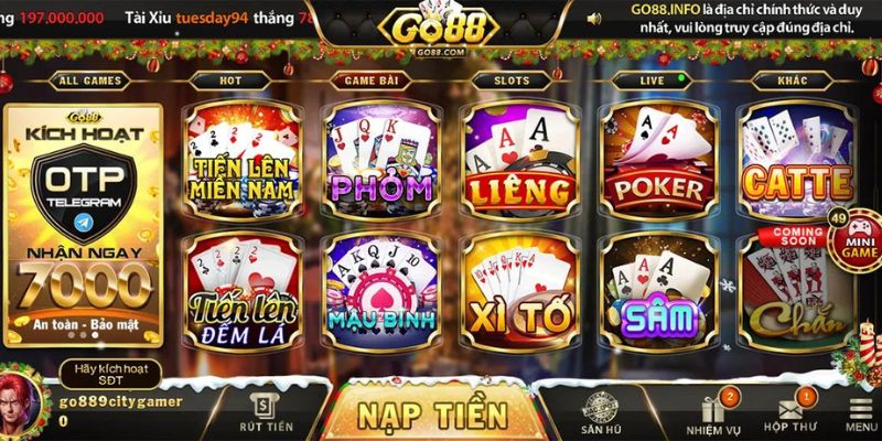 Giao diện game hiện đại, thu hút