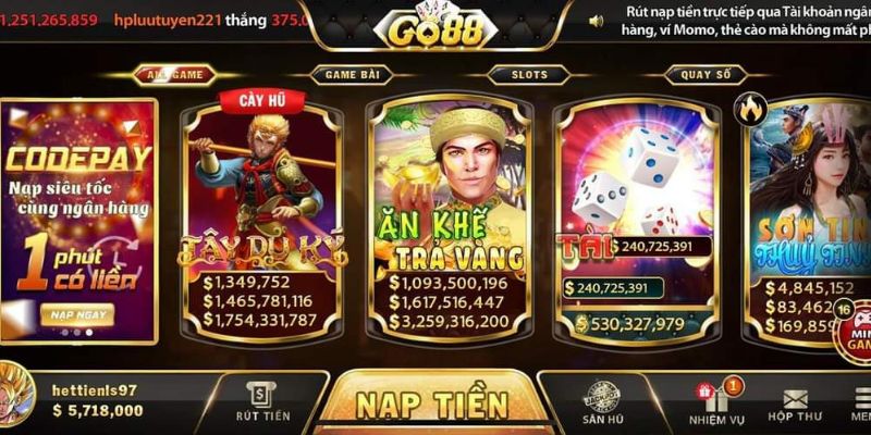 Top lợi ích khi cá cược tại cổng game Go88