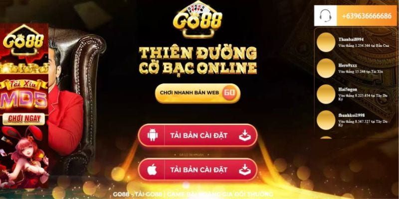 Ưu điểm nổi bật, làm nên tên tuổi của nhà cái Go88