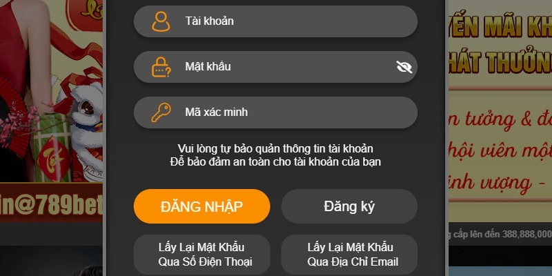 Những điểm cần lưu ý khi thực hiện đăng nhập 789Bet