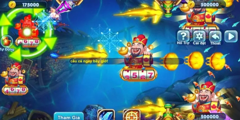 Nhiều tính năng trong game bắn cá ăn xu 789Bet